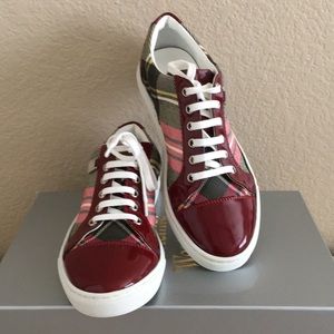 Vivienne Westwood Patent Leather Red Sneaker, US 7